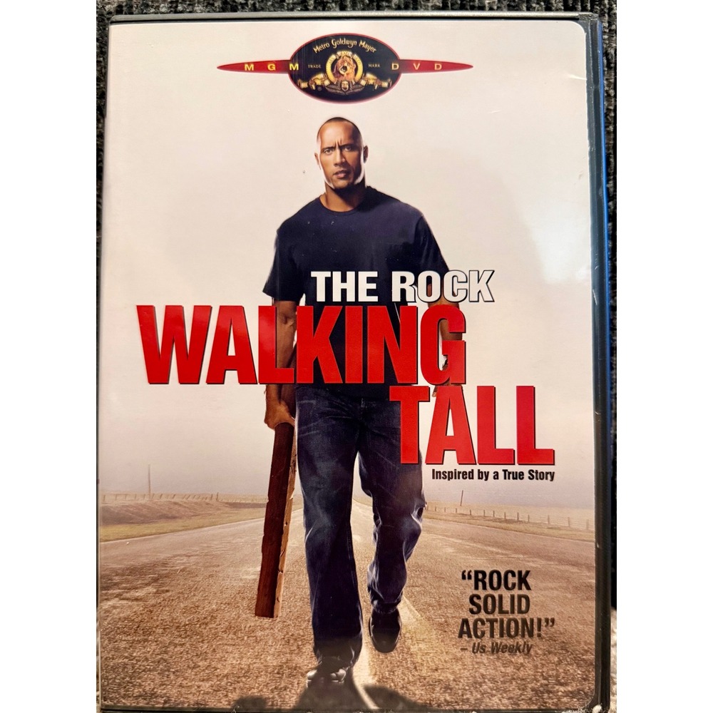 MGM Walking Tall DVD Dwayne The Rock Johnson Excellent Action Movie